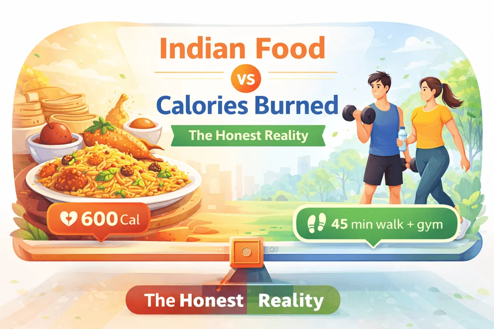 Indian Food vs Calories Burned: The Honest Reality