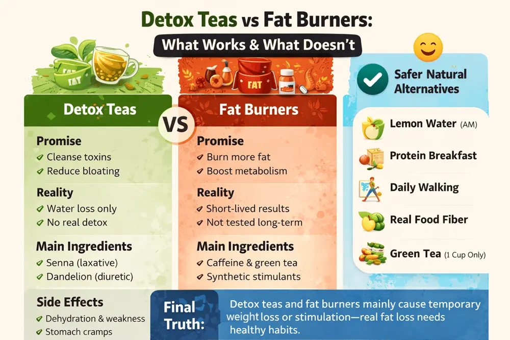 Detox Teas and Fat Burners 